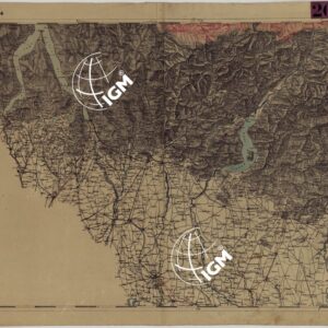 CARTA DEI VERSANTI DELLE ALPI RETICHE CARNICHE E GIULIE ALLA SCALA DI 1 AL 172.800 - FOGLIO A.4. BRESCIA