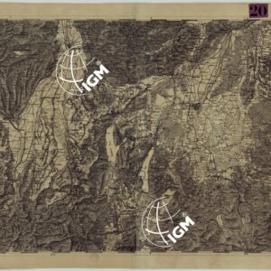 CARTA DEI VERSANTI DELLE ALPI RETICHE CARNICHE E GIULIE ALLA SCALA DI 1 AL 172.800 - FOGLIO B.2. MONACO