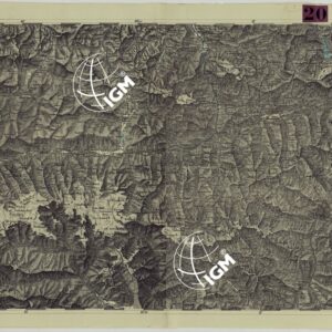 CARTA DEI VERSANTI DELLE ALPI RETICHE CARNICHE E GIULIE ALLA SCALA DI 1 AL 172.800 - FOGLIO C.2. RADSTADT