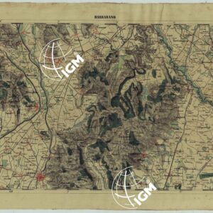 CARTA DELLA PARTE CENTRALE DELL'ALTA ITALIA AUTOGRAFATA NELL'UFFICIO TOPOGRAFICO DEL CORPO REALE DELLO STATO MAGGIORE TORINO 1859 - FOG.D.III BARBARANO