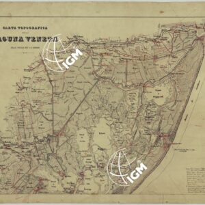 CARTA TOPOGRAFICA DELLA LAGUNA VENETA ALLA DI 1 A 50.000 - FOGLIO 1