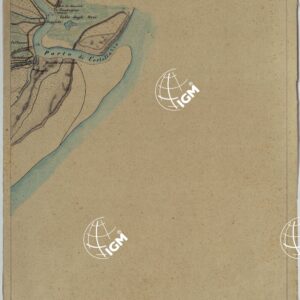 CARTA TOPOGRAFICA DELLA LAGUNA DI VENEZIA SCALA DI 1 A 20.000 - FOG. 7 CORTELLAZZO