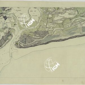 CARTA TOPOGRAFICA DELLA LAGUNA DI VENEZIA SCALA DI 1 A 20.000 - FOG. 10 BURANO