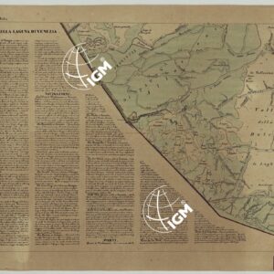 CARTA TOPOGRAFICA DELLA LAGUNA DI VENEZIA SCALA DI 1 A 20.000 - FOG. 16 VALLE DELLA DOLCE