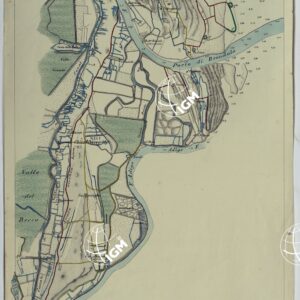 CARTA TOPOGRAFICA DELLA LAGUNA DI VENEZIA SCALA DI 1 A 20.000 - FOG. 18 PORTO DI BRONDOLO
