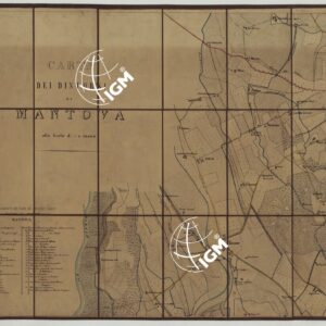 CARTA DEI DINTORNI DI MANTOVA ALLA SCALA DI 1 AL 10.000 - FOGLIO 1