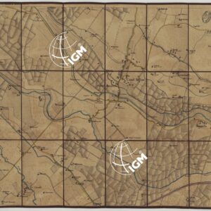 CARTA DEI DINTORNI DI MANTOVA ALLA SCALA DI 1 AL 10.000 - FOGLIO 3