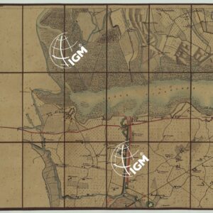 CARTA DEI DINTORNI DI MANTOVA ALLA SCALA DI 1 AL 10.000 - FOGLIO 4