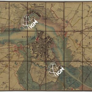 CARTA DEI DINTORNI DI MANTOVA ALLA SCALA DI 1 AL 10.000 - FOGLIO 5