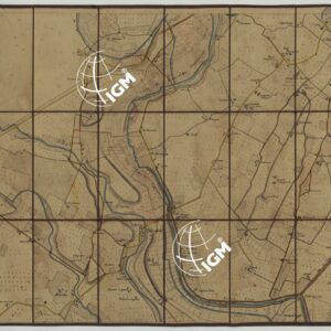 CARTA DEI DINTORNI DI MANTOVA ALLA SCALA DI 1 AL 10.000 - FOGLIO 7