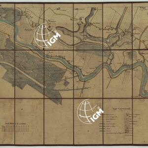 CARTA DEI DINTORNI DI MANTOVA ALLA SCALA DI 1 AL 10.000 - FOGLIO 9