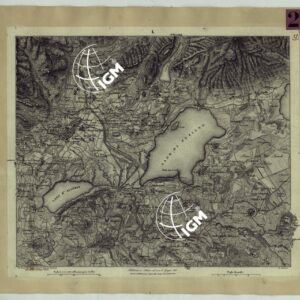 CARTA TOPOGRAFICA DEI CONTORNI DI MILANO RILEVATA D'IN SUL TERRENO E DISEGNATA NELLA PROPORZIONALE SCALA DI 1 A 25.000 DAL PRIMO TENENTE INGEGNERE GEOGRAFO PENSIONATO GIOVANNI BRENNA A. VALLARDI, EDIT. -TAVOLA 1