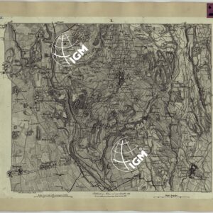 CARTA TOPOGRAFICA DEI CONTORNI DI MILANO RILEVATA D'IN SUL TERRENO E DISEGNATA NELLA PROPORZIONALE SCALA DI 1 A 25.000 DAL PRIMO TENENTE INGEGNERE GEOGRAFO PENSIONATO GIOVANNI BRENNA A. VALLARDI, EDIT. -TAVOLA 2