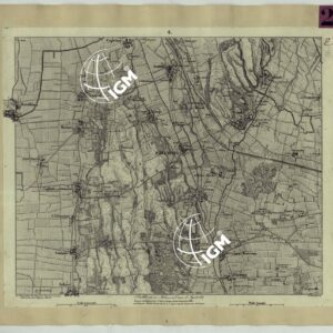 CARTA TOPOGRAFICA DEI CONTORNI DI MILANO RILEVATA D'IN SUL TERRENO E DISEGNATA NELLA PROPORZIONALE SCALA DI 1 A 25.000 DAL PRIMO TENENTE INGEGNERE GEOGRAFO PENSIONATO GIOVANNI BRENNA A. VALLARDI, EDIT. -TAVOLA 4