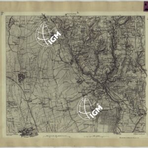 CARTA TOPOGRAFICA DEI CONTORNI DI MILANO RILEVATA D'IN SUL TERRENO E DISEGNATA NELLA PROPORZIONALE SCALA DI 1 A 25.000 DAL PRIMO TENENTE INGEGNERE GEOGRAFO PENSIONATO GIOVANNI BRENNA A. VALLARDI, EDIT. -TAVOLA 5