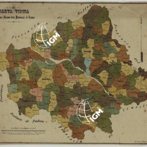 CARTA TIPICA DEI COMUNI E FRAZIONI DELLA PROVINCIA DI TREVISO.