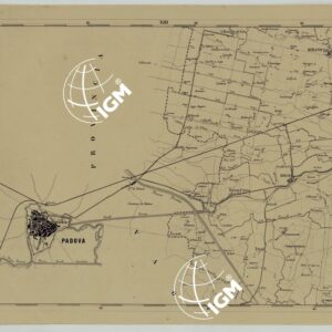 CARTA COROGRAFICA DELLA PROVINCIA DI VENEZIA PUBBLICATA A CURA DELLA DEPUTAZIONE PROVINCIALE -TAVOLA XIII