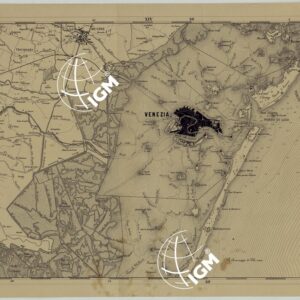 CARTA COROGRAFICA DELLA PROVINCIA DI VENEZIA PUBBLICATA A CURA DELLA DEPUTAZIONE PROVINCIALE -TAVOLA XIV