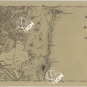 CARTA COROGRAFICA DELLA PROVINCIA DI VENEZIA PUBBLICATA A CURA DELLA DEPUTAZIONE PROVINCIALE -TAVOLA XVIII
