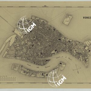 CARTA COROGRAFICA DELLA PROVINCIA DI VENEZIA PUBBLICATA A CURA DELLA DEPUTAZIONE PROVINCIALE -TAVOLA XX VENEZIA