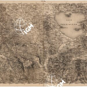 CARTA DEL LOMBARDO VENETO E ITALIA CENTRALE - FOGLIO F.12. MONTEPULCIANO