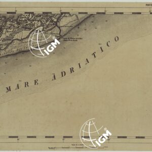 CARTA DEL LOMBARDO VENETO E ITALIA CENTRALE - FOGLIO G.5. PORTO di PIAVE VECCHIA