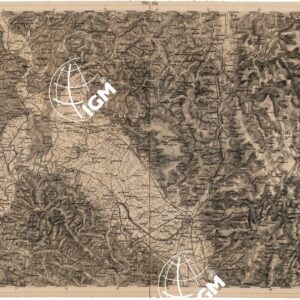 CARTA DEL LOMBARDO VENETO E ITALIA CENTRALE - FOGLIO G.12. PERUGIA