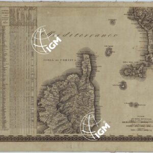 CARTA AMMINISTRATIVA DEL REGNO D'ITALIA CO' SUOI STABILIMENTI POLITICI, MILITARI, CIVILI, E RELIGIOSI E CON UNA PARTE DEGLI STATI LIMITROFI. COSTRUTTA NEL DEPOSITO DELLA GUERRA  PER ORDINE DEL MINISTRO DELLA GUERRA E MARINA NELL'ANNO MDCCCXI -TAVOLA III