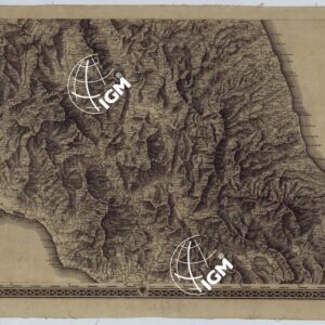 CARTA AMMINISTRATIVA DEL REGNO D'ITALIA CO' SUOI STABILIMENTI POLITICI, MILITARI, CIVILI, E RELIGIOSI E CON UNA PARTE DEGLI STATI LIMITROFI. COSTRUTTA NEL DEPOSITO DELLA GUERRA  PER ORDINE DEL MINISTRO DELLA GUERRA E MARINA NELL'ANNO MDCCCXI -TAVOLA VI