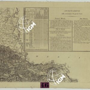 CARTA DELLE PROVINCIE ILLIRICHE CO' LORO DIVERSI STABILIMENTI E CON UNA PARTE DEGLI STATI LIMITROFI COMPILATAPER ORDINE SUPERIORE NEL DEPOSITO DELLA GUERRA DEL REGNO D'ITALIA NELL'ANNO MDCCCXIII - TAVOLA X