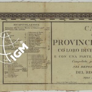 CARTA DELLE PROVINCIE ILLIRICHE CO' LORO DIVERSI STABILIMENTI E CON UNA PARTE DEGLI STATI LIMITROFI COMPILATAPER ORDINE SUPERIORE NEL DEPOSITO DELLA GUERRA DEL REGNO D'ITALIA NELL'ANNO MDCCCXIII - TAVOLA X BIS - Titolo