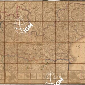 CARTA GEOGRAFICA E POSTALE DEL REGNO LOMBARDO VENETO COMPILATA SULLE MIGLIORI CARTE GENERALI EPROVINCIALI ESISTENTI DISEGNATA DA C. PINCHETTI SOTTO LA DIREZIONE DELL'ING.GEOG. GIO' BRENNA