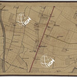 CARTA DEI DINTORNI DI BORGOFORTE ALLA SCALA DI 1 AL 10.000 - Foglio 2 - Romanore