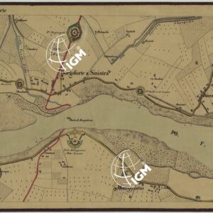 CARTA DEI DINTORNI DI BORGOFORTE ALLA SCALA DI 1 AL 10.000 - Foglio 5 - Borgoforte