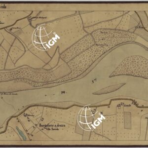 CARTA DEI DINTORNI DI BORGOFORTE ALLA SCALA DI 1 AL 10.000 - Foglio 6 - Villa Saviola