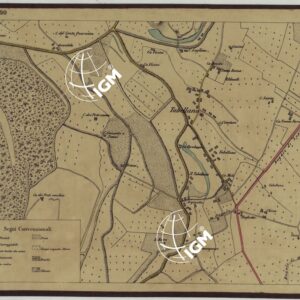 CARTA DEI DINTORNI DI BORGOFORTE ALLA SCALA DI 1 AL 10.000 - Foglio 7 -Tabellano