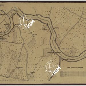 CARTA DEI DINTORNI DI BORGOFORTE ALLA SCALA DI 1 AL 10.000 - Foglio 9 - S. Prospero