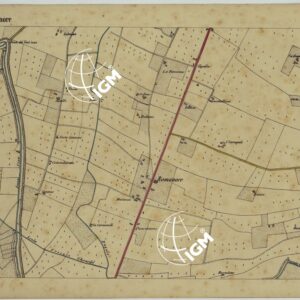 CARTA DEI DINTORNI DI BORGOFORTE ALLA SCALA DI 1 AL 10.000 - Foglio 2 - Romanore