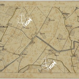 CARTA DEI DINTORNI DI BORGOFORTE ALLA SCALA DI 1 AL 10.000 - Foglio 3 - S. Gattaldo