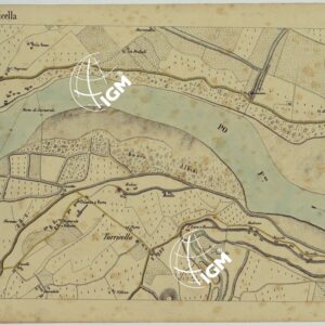 CARTA DEI DINTORNI DI BORGOFORTE ALLA SCALA DI 1 AL 10.000 - Foglio 4 - Torricella