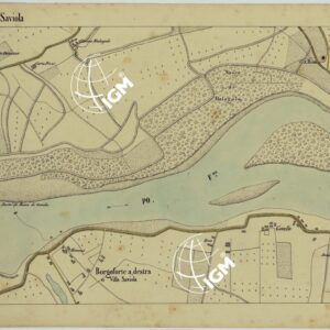 CARTA DEI DINTORNI DI BORGOFORTE ALLA SCALA DI 1 AL 10.000 - Foglio 6 - Villa Saviola