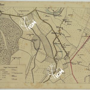 CARTA DEI DINTORNI DI BORGOFORTE ALLA SCALA DI 1 AL 10.000 - Foglio 7 -Tabellano