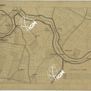CARTA DEI DINTORNI DI BORGOFORTE ALLA SCALA DI 1 AL 10.000 - Foglio 9 - S. Prospero