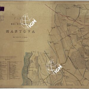 CARTA DEI DINTORNI DI MANTOVA ALLA SCALA DI 1 AL 10.000 - Foglio 1 - Soave