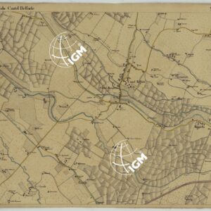CARTA DEI DINTORNI DI MANTOVA ALLA SCALA DI 1 AL 10.000 - Foglio 3 - Ghisiolo Castelbelforte