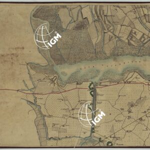 CARTA DEI DINTORNI DI MANTOVA ALLA SCALA DI 1 AL 10.000 - Foglio 4 - Curtatone