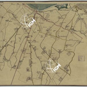 CARTA DEI DINTORNI DI MANTOVA ALLA SCALA DI 1 AL 10.000 - Foglio 8 - Forte di Pietole