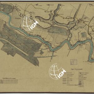 CARTA DEI DINTORNI DI MANTOVA ALLA SCALA DI 1 AL 10.000 - Foglio 9 - Formigosa