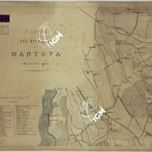 CARTA DEI DINTORNI DI MANTOVA ALLA SCALA DI 1 AL 10.000 - Foglio 1 - Soave