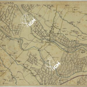 CARTA DEI DINTORNI DI MANTOVA ALLA SCALA DI 1 AL 10.000 - Foglio 3 - Ghisiolo Castelbelforte